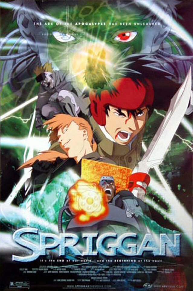 Spriggan (2001) Movie Poster, Original, SS, Unused, NM, Rolled