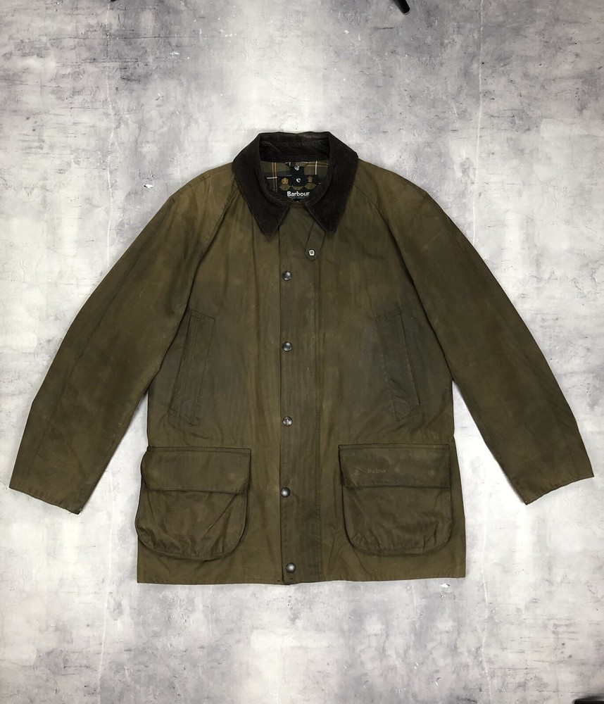 BARBOUR BRISTOL WAX JACKET Size XL Olive British Luxury Great Reviews