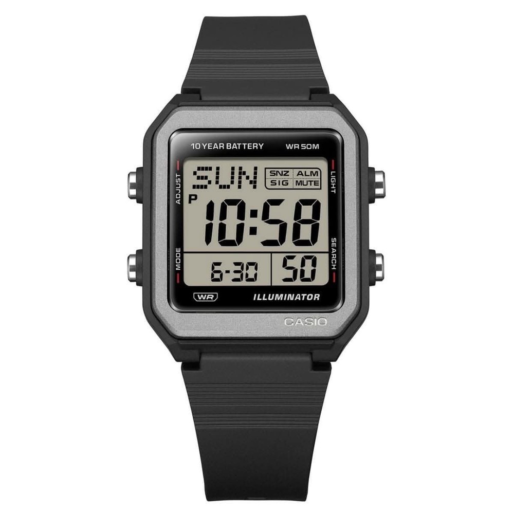 Casio W-221H-1AV Digital Watch NEW 2026 | 10 Year Battery | World Time | LED |