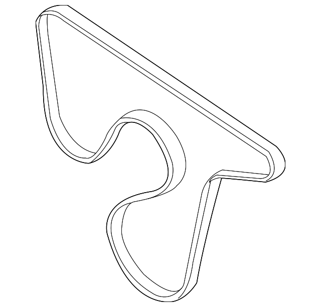 Genuine GM Serpentine Belt 88986825