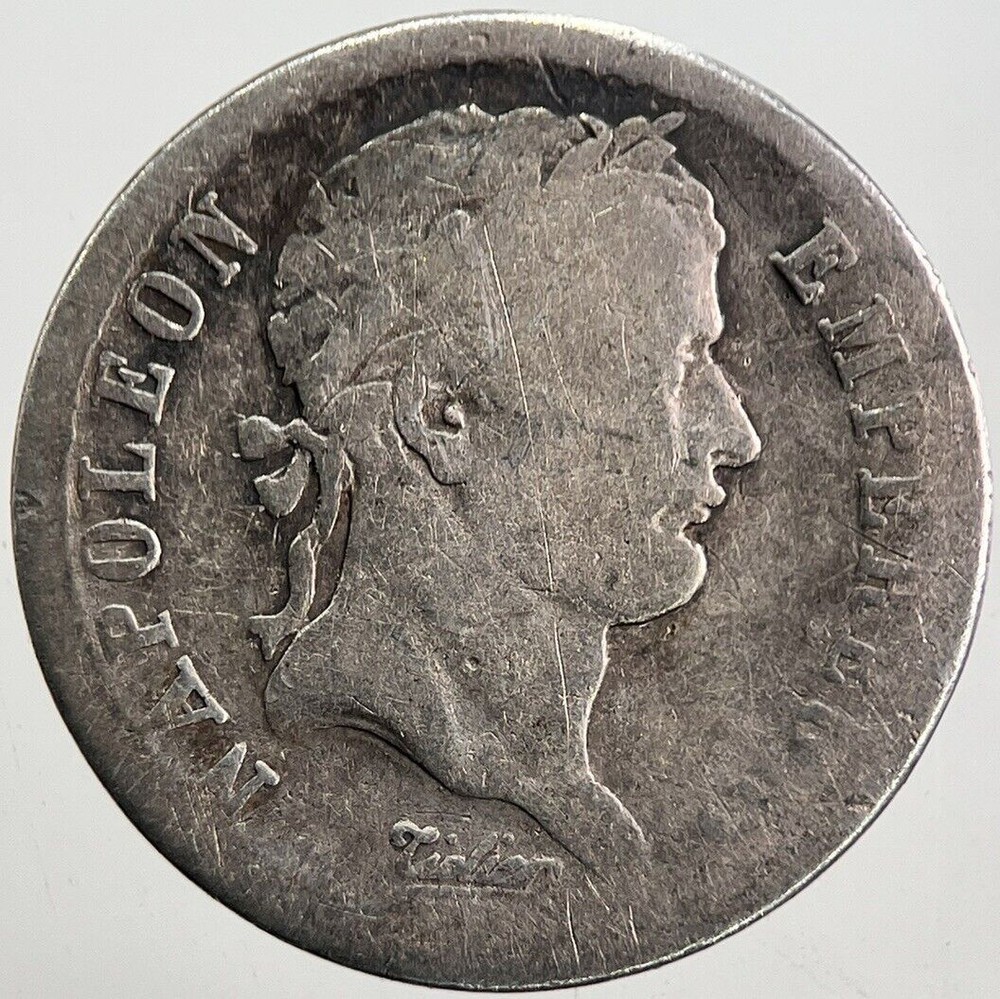 1811 Napoleon Demi Half Franc Silver Coin | Fine Collectable Grade | a5984