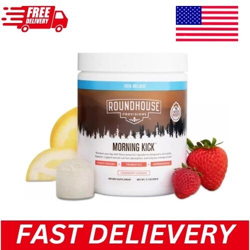 By Chuck Norris Morning Kick, Greens Superfood Powder Supplement with Ashwaganda
