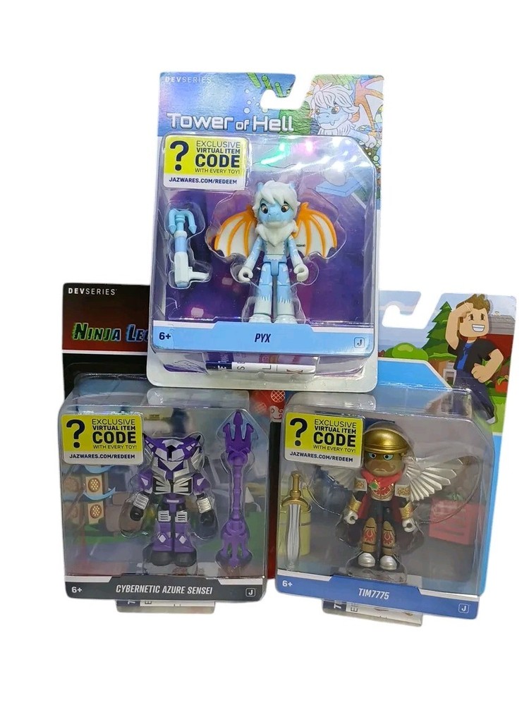 Ninja Legends Cybernetic Azure Sensei Hide Seek TIM7775 Tower Of Hell Pyx Figure