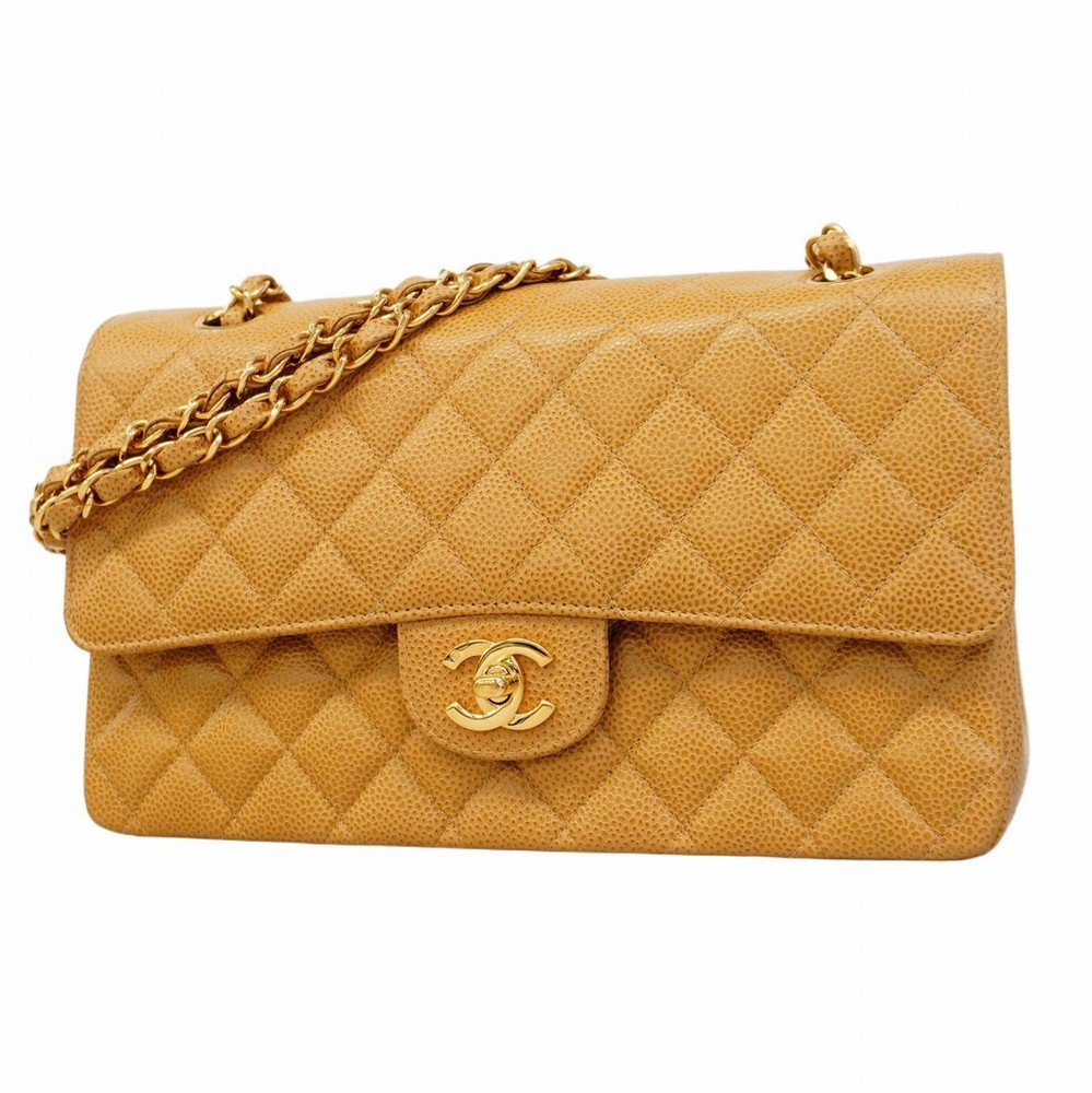 Chanel Matelasse W Chain Shoulder Bag Black 530494