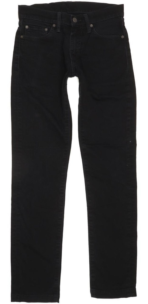 Levi's 511 Men Black Straight Slim Stretch Jeans W29 L32 (91452)