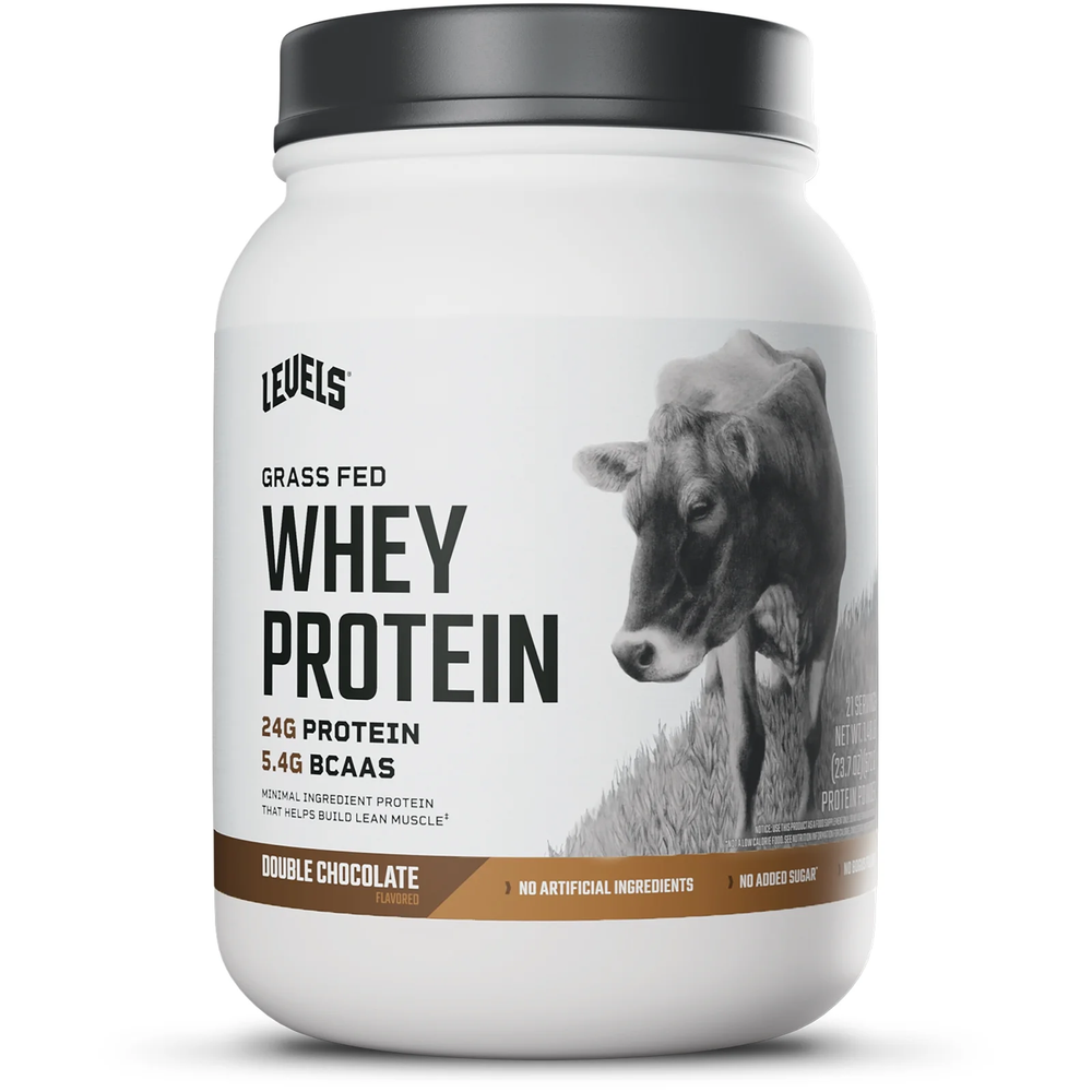 Grass Fed Whey Protein Powder with 24G Protein Double Chocolate No Artificials