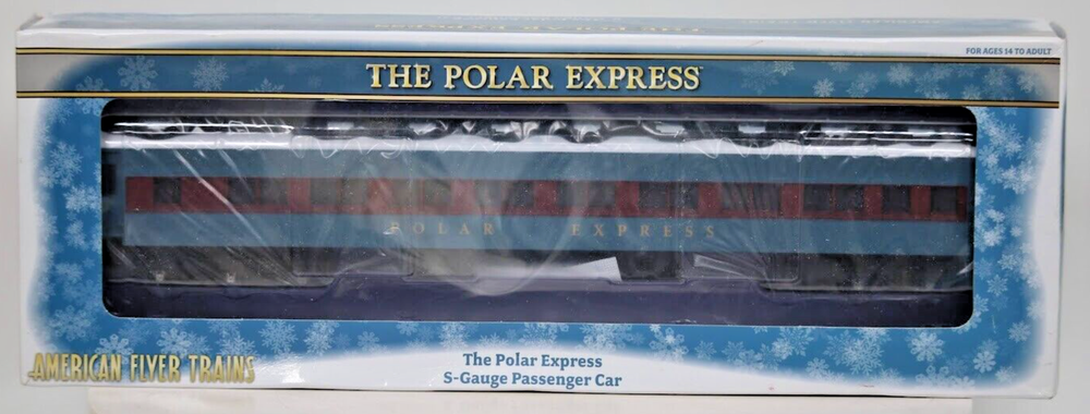 The Polar Express American Flyer S Gauge Abandoned Toy Car 6-49972 NIB
