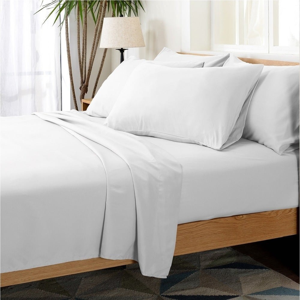 Luxury Hotel Collection Bamboo Rayon Bed Sheet Set - 6 Piece