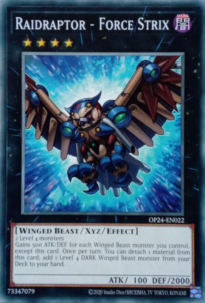 Raidraptor - Force Strix Common 1st Edition Yugioh Card OP24-EN022