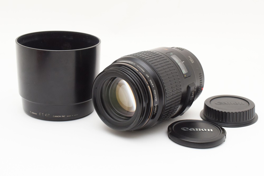 [Exc+5] Canon EF 100mm f2.8 Macro USM ULTRASONIC AF Prime Lens From JAPAN