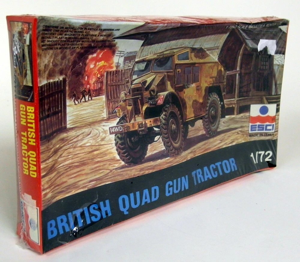 ESCI 1/72 British Quad Gun Tractor 8042 Parts