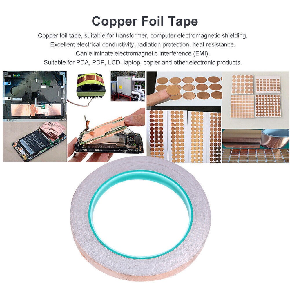 Double-Sided Conductive Copper Foil Adhesive Tape for Electromagnetic Shielding