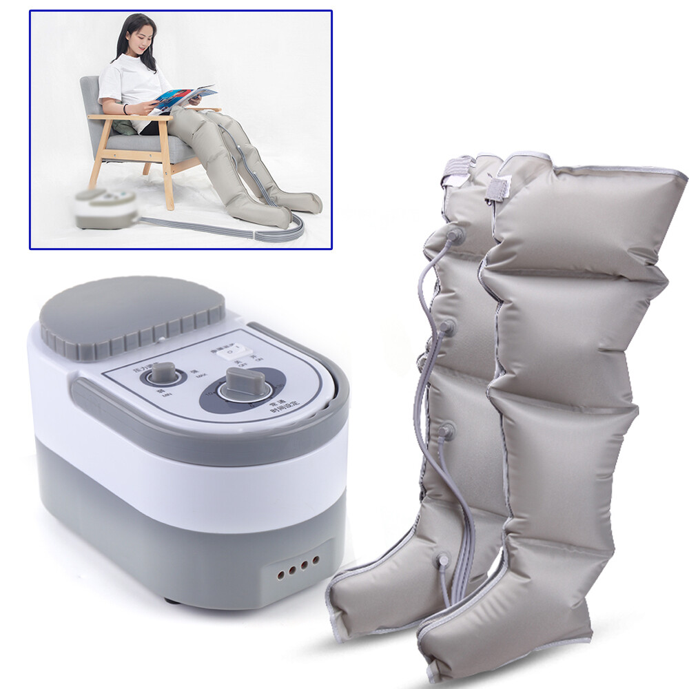 LEG COMPRESSION MACHINE TREAT LYMPHEDEMA AIR PUMP LEG MASSAGER For Ankle TOP NEW