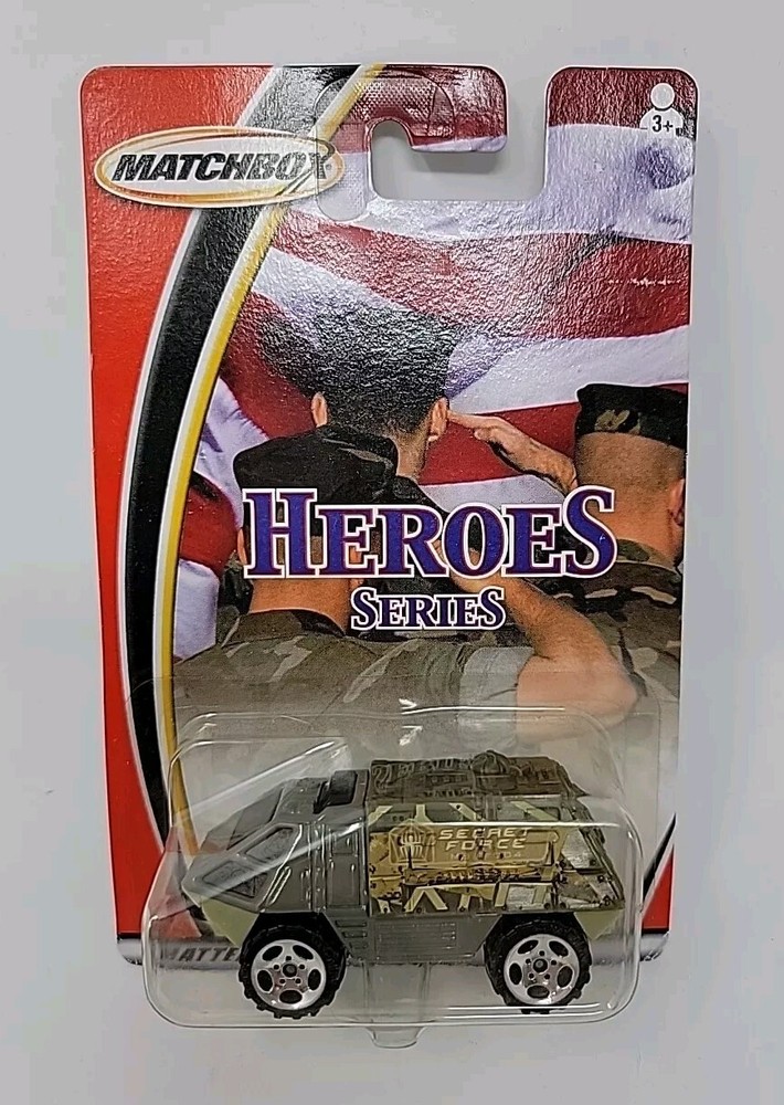 Matchbox 1/64 Diecast Heroes Series Green Armored Response Vehicle B9870-0910