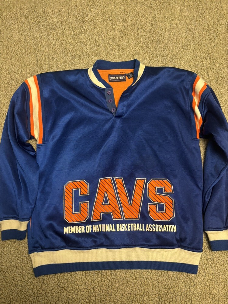 Cleveland Cavaliers Vintage Starter CAVS Jacket NBA Adult Size Medium M RARE 🔥