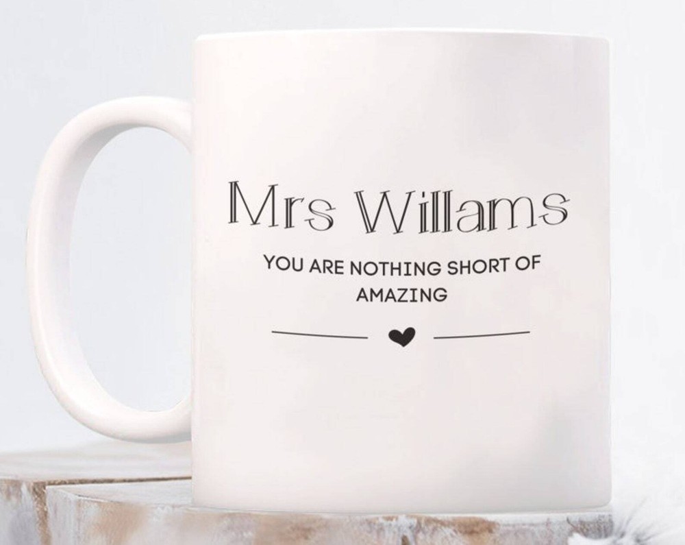 Personalized Teacher Coffee Mug Teacher Gift Idea Gift For Teacher Teacher Appre