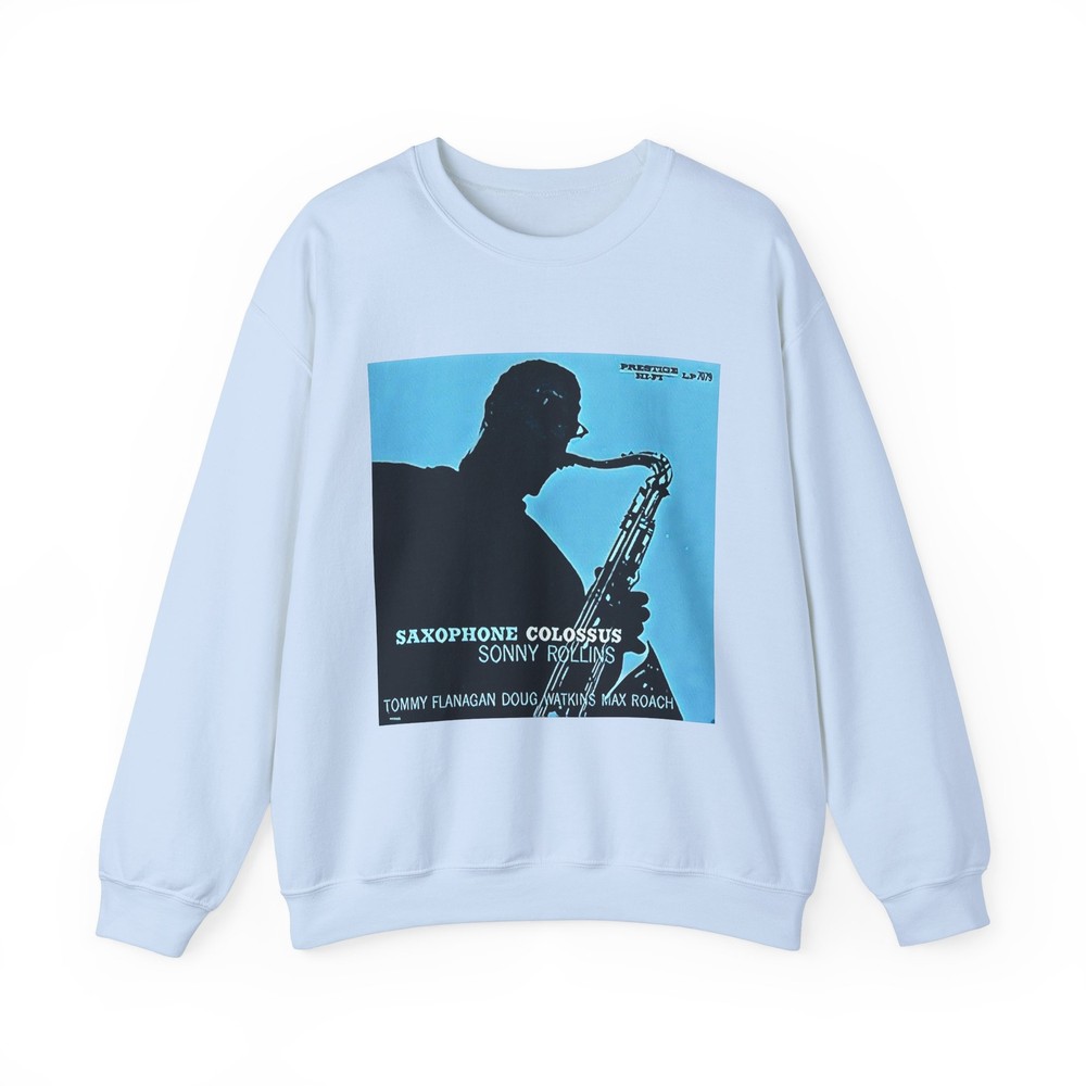 Sonny Rollins Graphic Print Jazz Art LS Unisex Heavy Blend™ Crewneck Sweatshirt