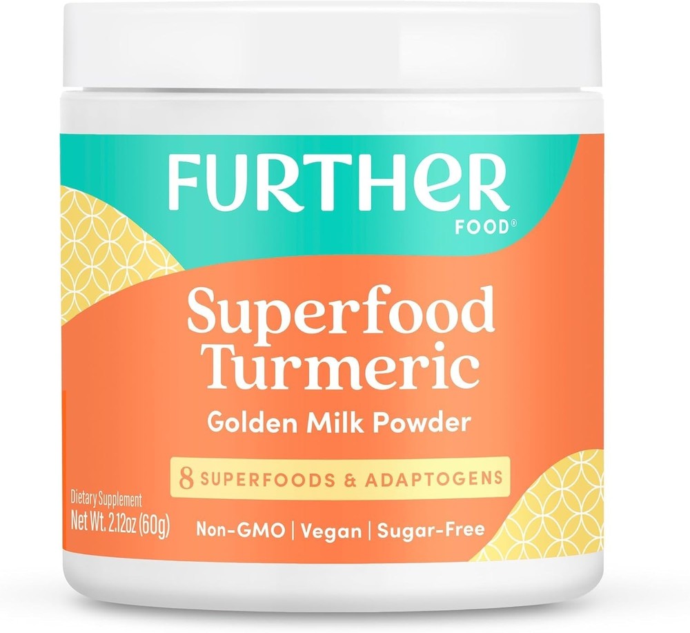 Organic Golden Milk Powder with Turmeric, Cinnamon & Ginger - 30 Servings