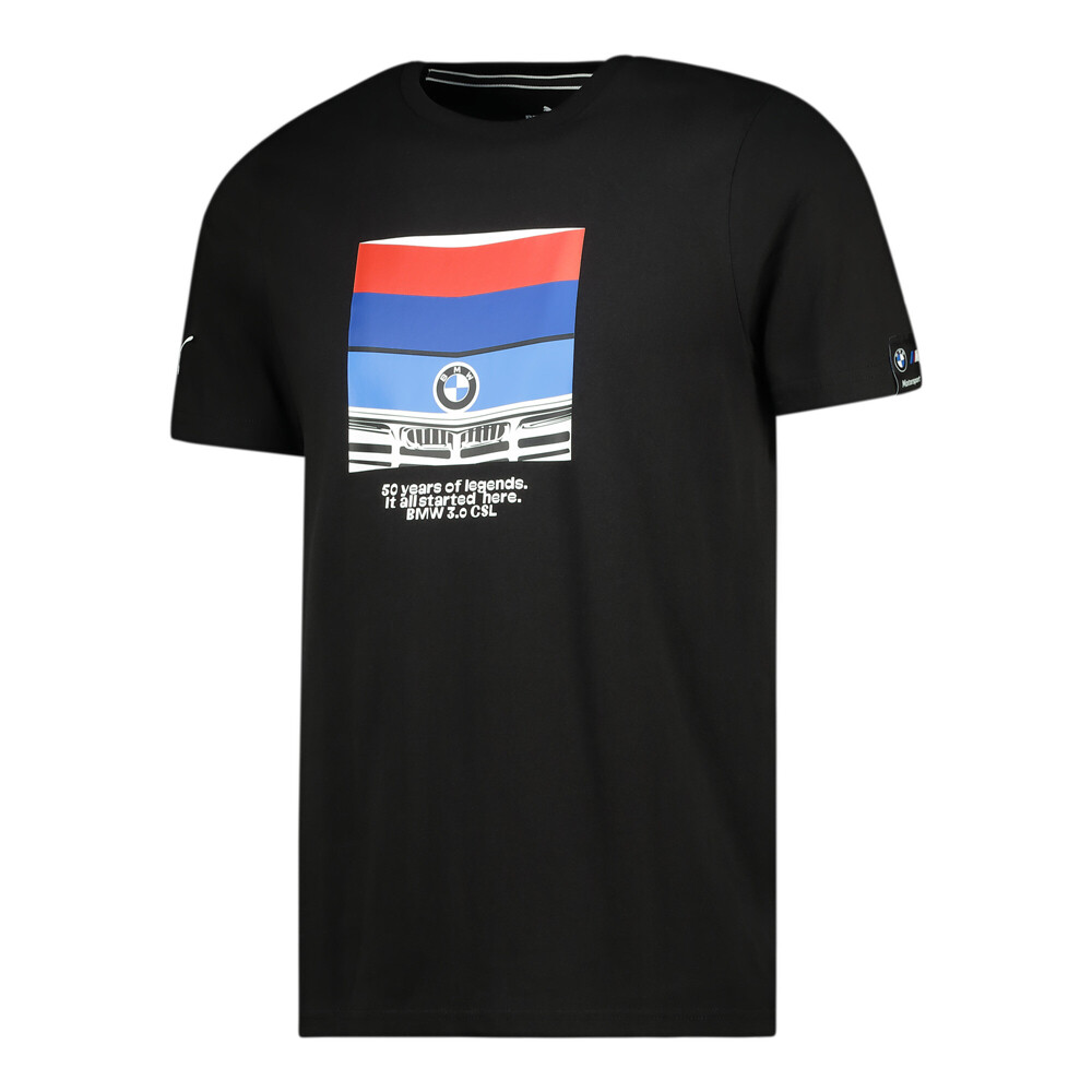 Puma Bmw Mms Vintage Car Graphic Crew Neck Short Sleeve T-Shirt Mens Size M  Cas