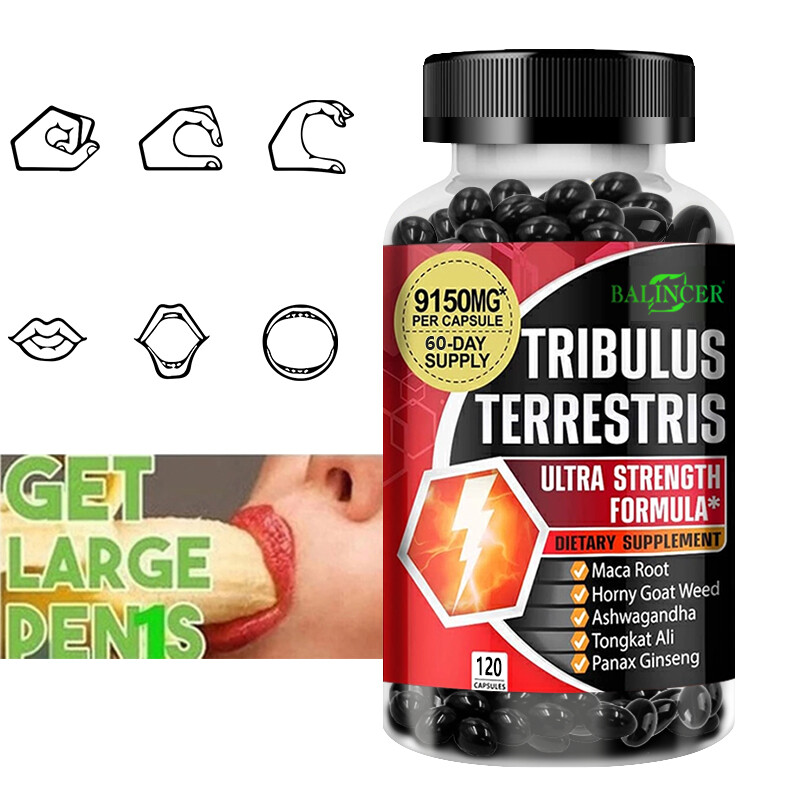 Tribulus Terrestris 800mg 120 Caps High Potency Herbal Supplements