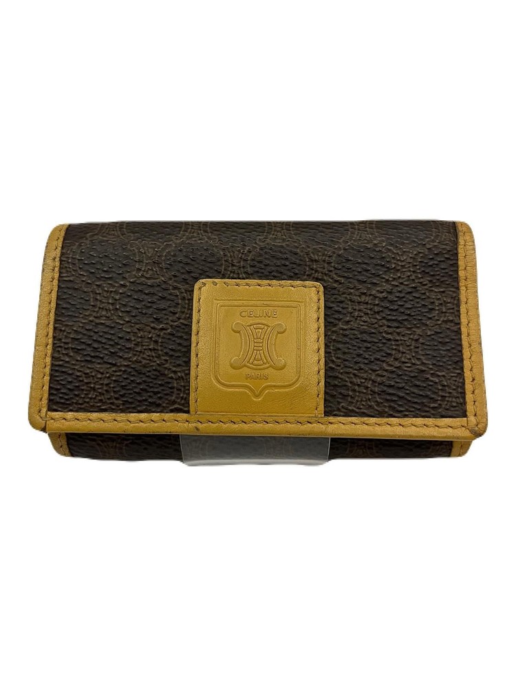 CELINE Key Wallet with 6 Hooks in Brown Pre-Owned E0927-23  