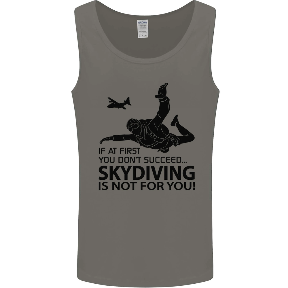 Skydiving Is Not for You Skydive Skydiver Mens Vest Tank Top