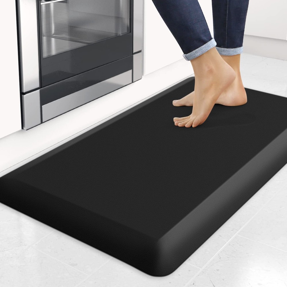 4/5 Inch Thick Anti-Fatigue Kitchen Mat for Standing Desk, Non-Slip Floor Rug