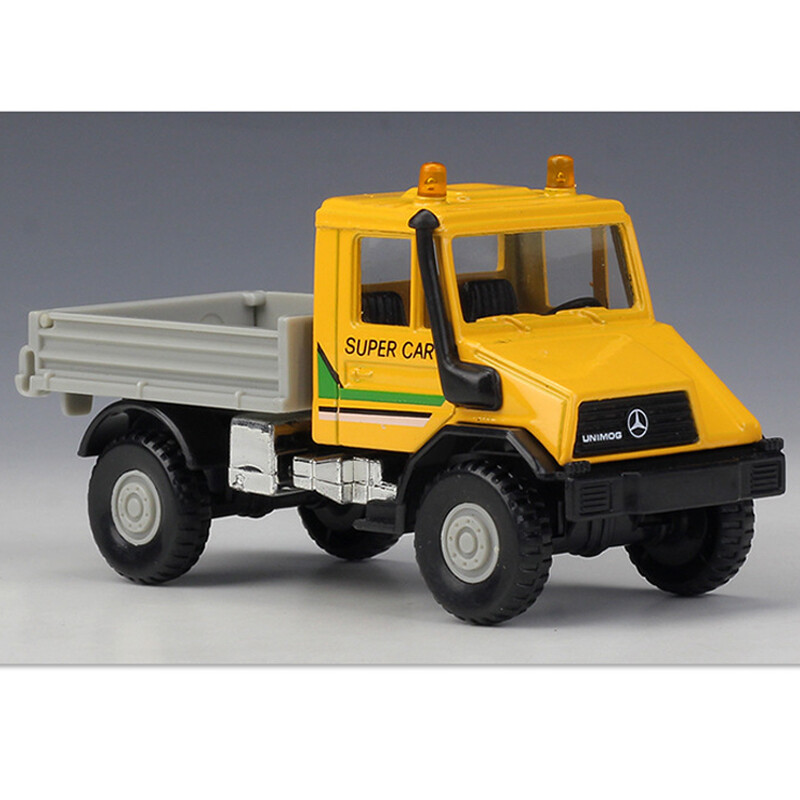 1:43 Unimog Pickup Truck Model Diecast Toy Car Toys for Boys Girls Kids Gifts