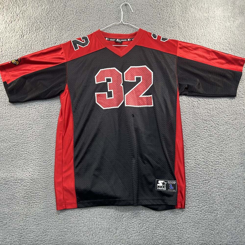 Louisville Cardinals Football Jersey Men Large  UofL UL Ville Starter #32 Flaw