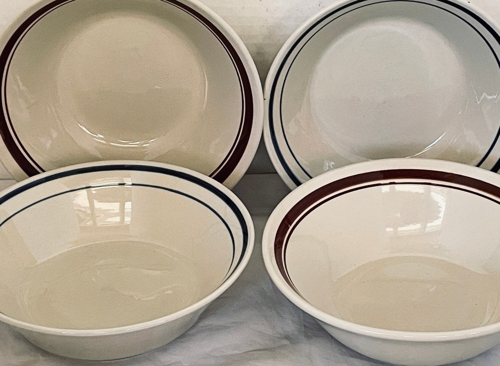 Stoneware Soup Cereal or Salad Bowls 6-3/8