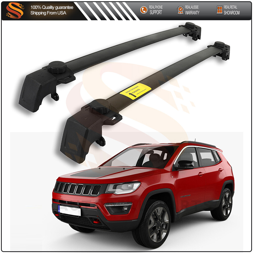 2011-2016 Jeep Compass Aluminum Roof Rack Cross Bars for Cargo Carrier