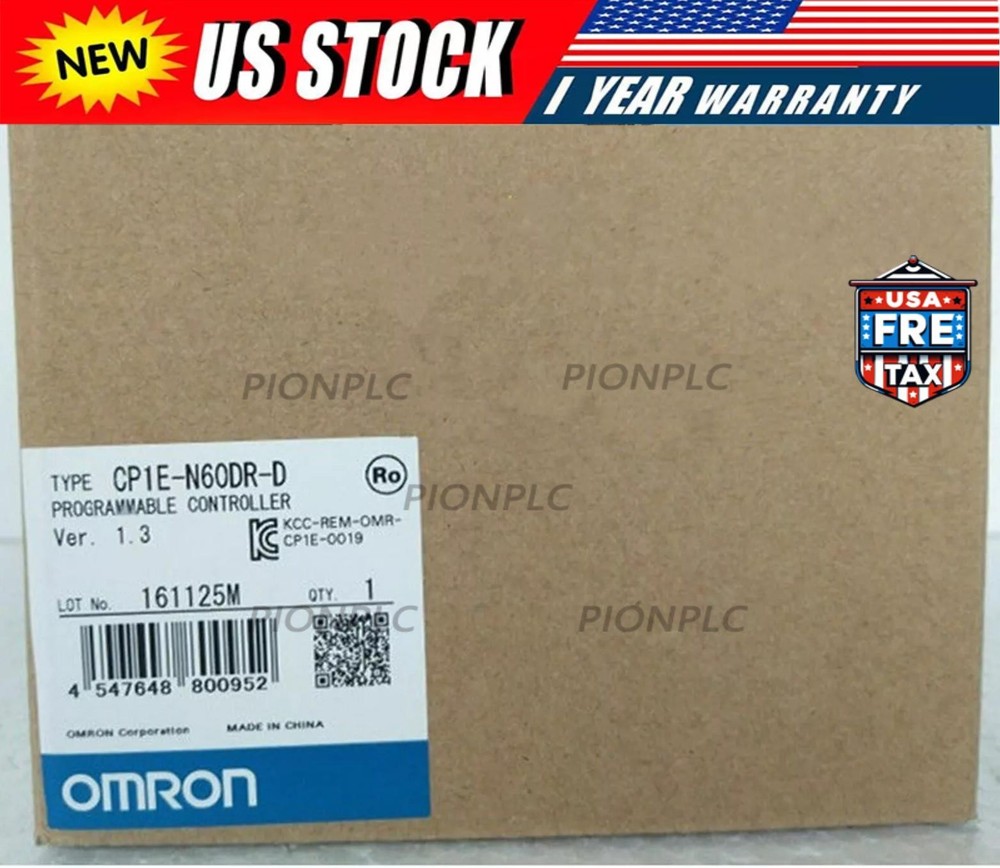 CP1E-N60DR-D 1PCS New original OMRON CP1EN60DRD Fast shipment  US Free TAX