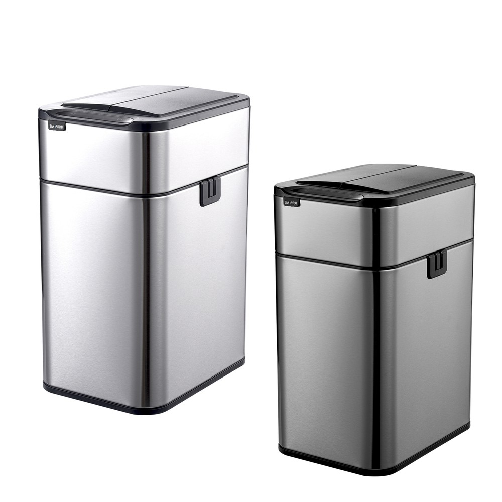 15L SMART SENSOERY Trash Can Automatic Touch Free Kitchen Garbage Can W/Lid US