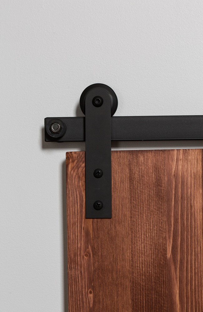 Leatherneck Hardware FTS60K3 60 Inch Side Mounted Mini Sliding - Black