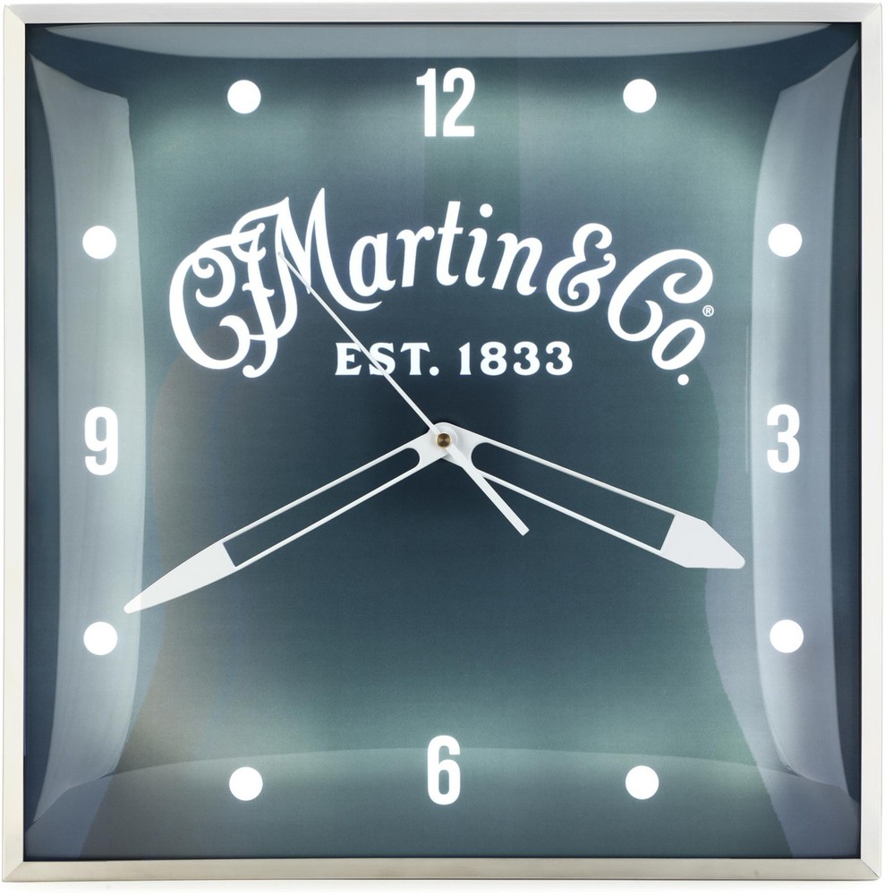 Martin D-28 Silhouette LED Backlit Wall Clock  
