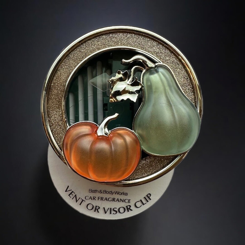 Bath & Body Works Pumpkin Squash Scentportable CAR Vent Clip New 2023