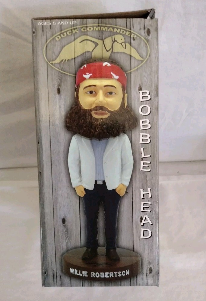 Duck Commander Willie Robertson Bobble Head in Box