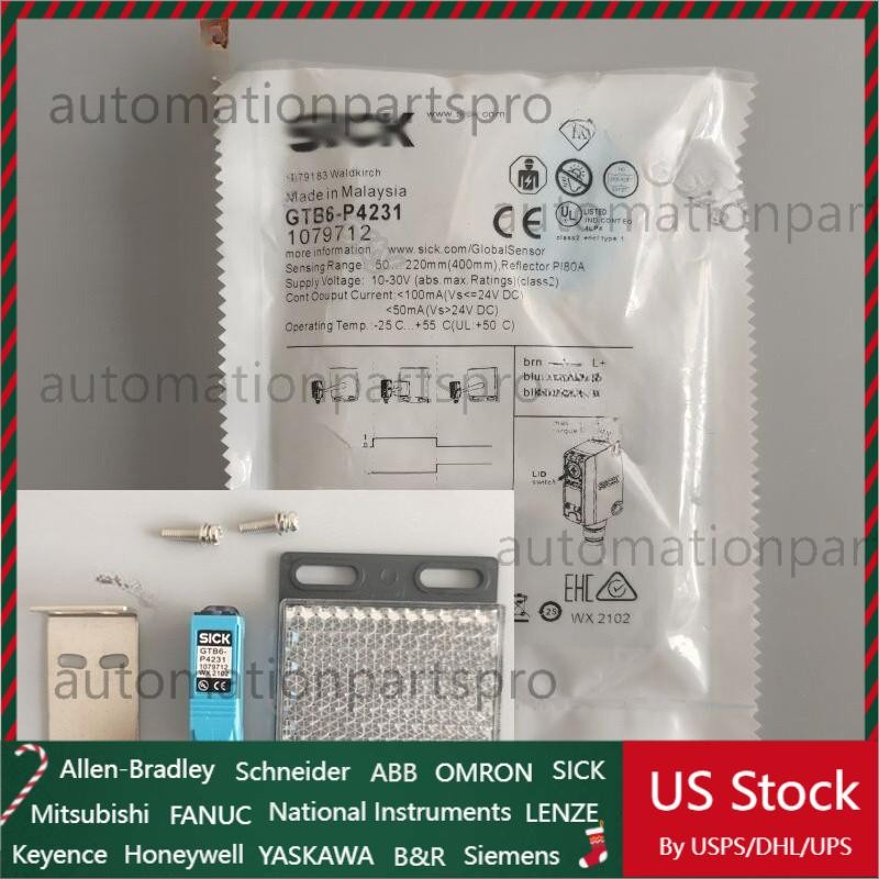 For Sick GTB6-P4231 1079712 Photoelectric Sensor Switch 10-30VDC 100mA