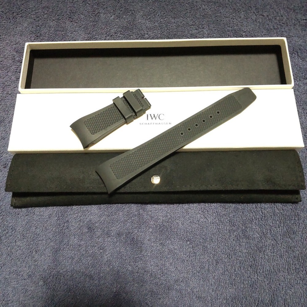 IWC Rubber Belt watch strap belt n1160380412HA Used