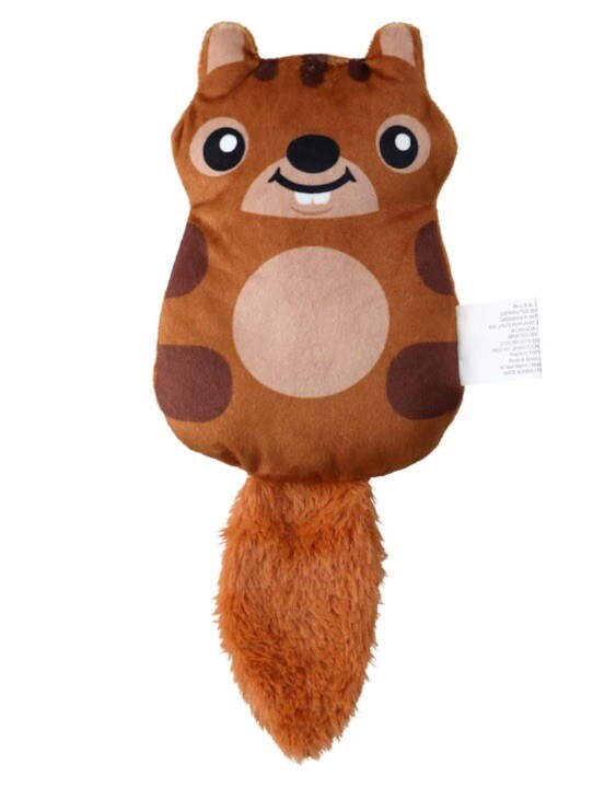 Greenbrier Kennel Club Woodland Shaped Animal Dog Toy Raccoon ~