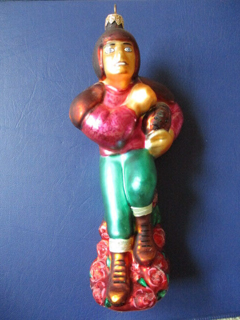 1998 Rose Bowl Football Player Michigan vs Washington St Christmas Ornament by RADKO-image