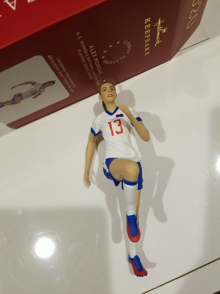 ALEX MORGAN US Women National Soccer Team  2020 Hallmark Ornament Orlando Pride