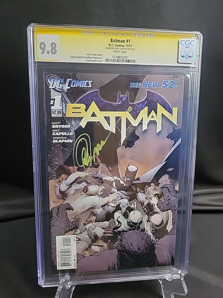 Batman #1 The New 52 (2011) CGC 9.8 Signature Series Signed Greg Capullo