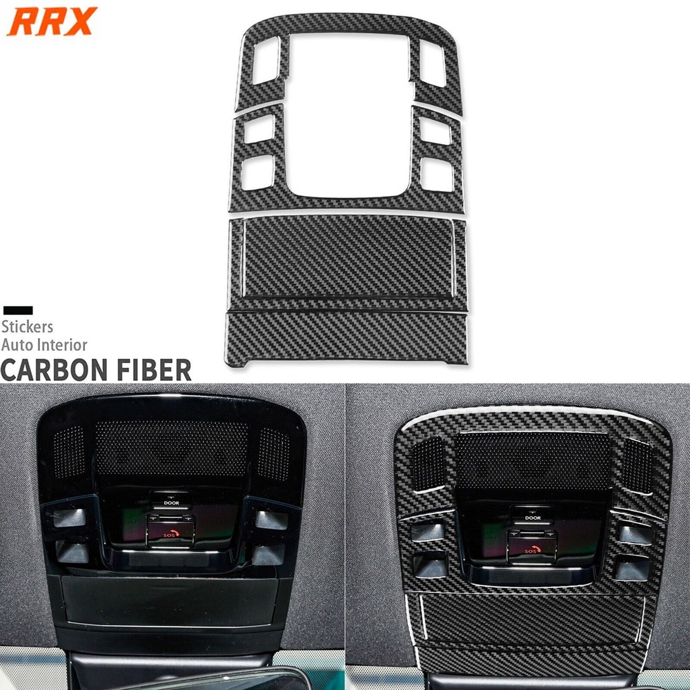 5Pcs Real Carbon Fiber Reading Light Panel Cover For Lexus NX 250 350 450h 22-25