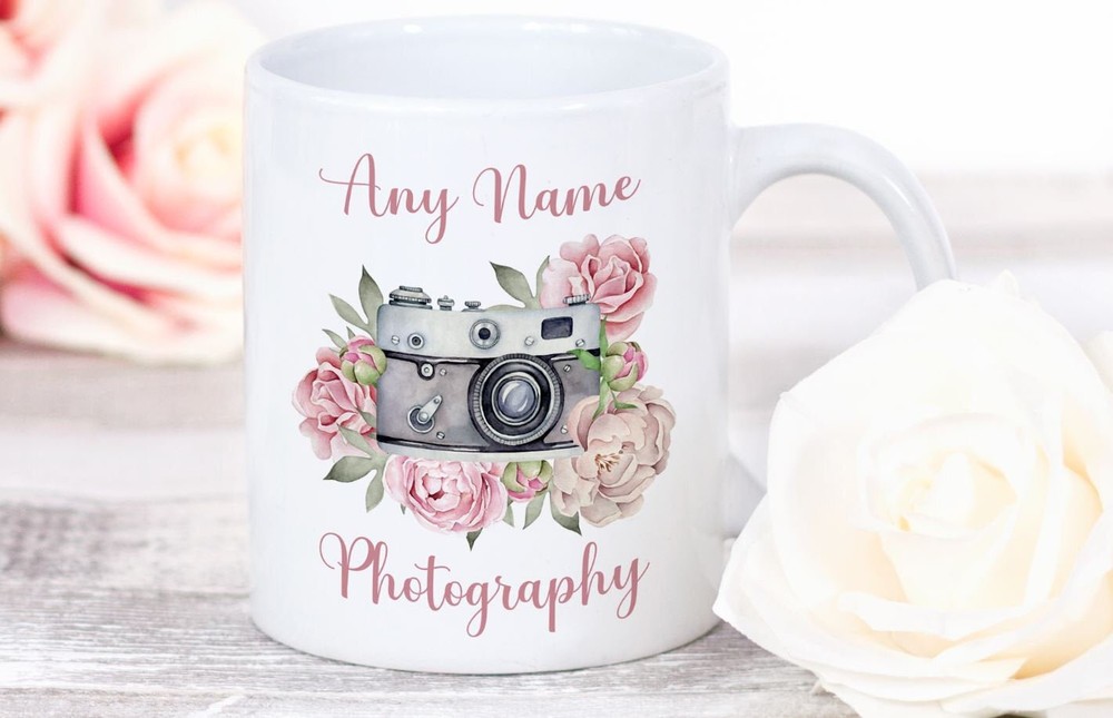 Personalised Photography Mug Editing Coffee Mug Cute Photographer Gift Photo