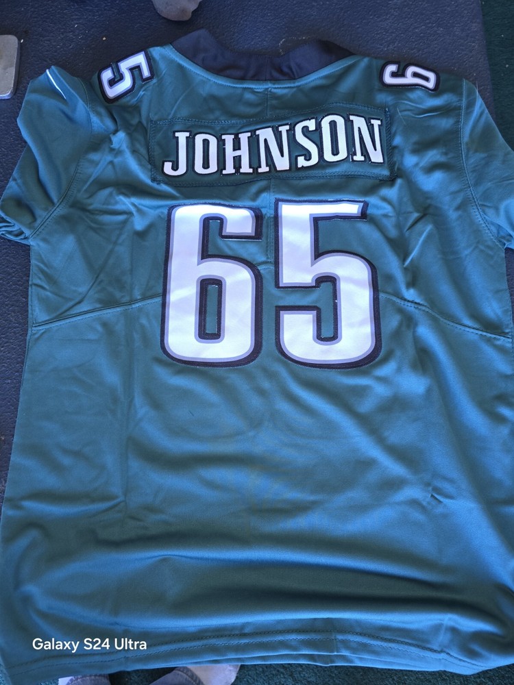 Nwt Lane Johnsons Philadelphia Eagles youth jersey size XL stitched