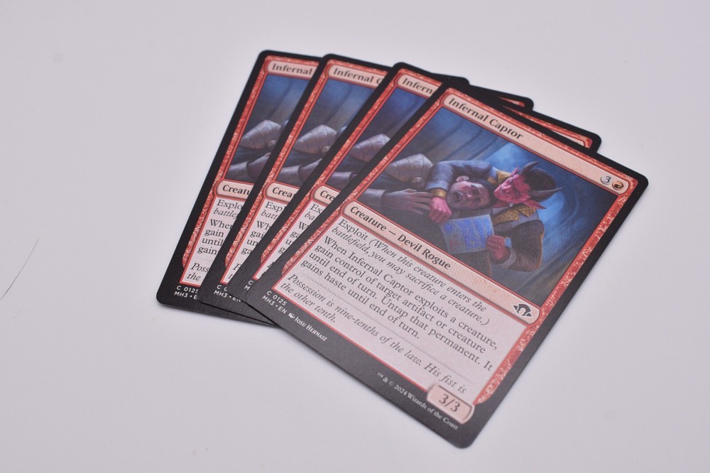 MTG-X4-Modern Horizons 3-Infernal Captor-0125