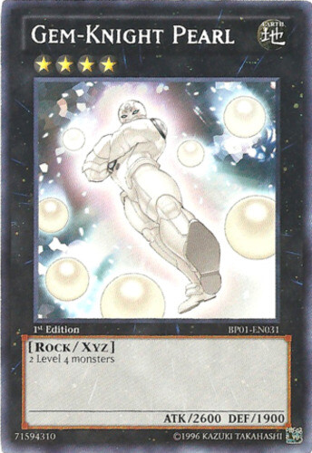 Gem-Knight Pearl BP01-EN031 Rare Unlimited Near Mint x3