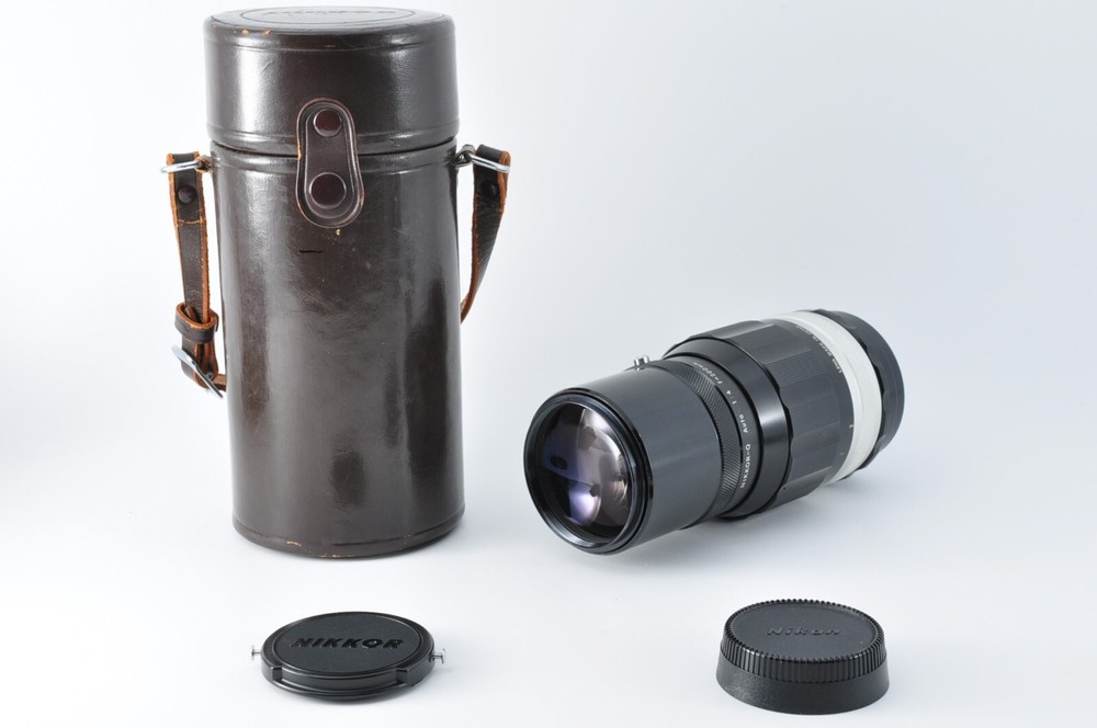 [Exc+4 IN CASE] Nikon NIKKOR-Q Auto  200mm  f/4 MF Lens non Ai   from Japan #110