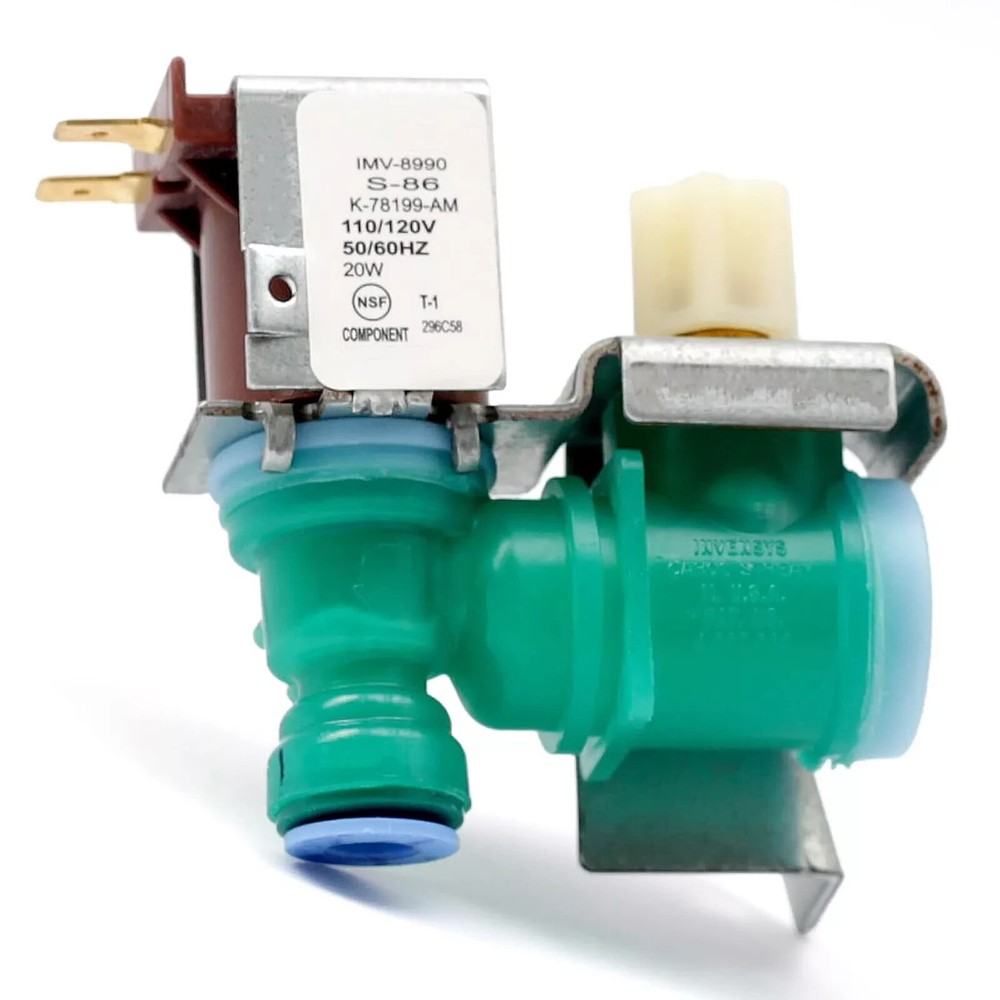 Whirlpool Fridge Single Solenoid Water Inlet Valve Replacement W10238100